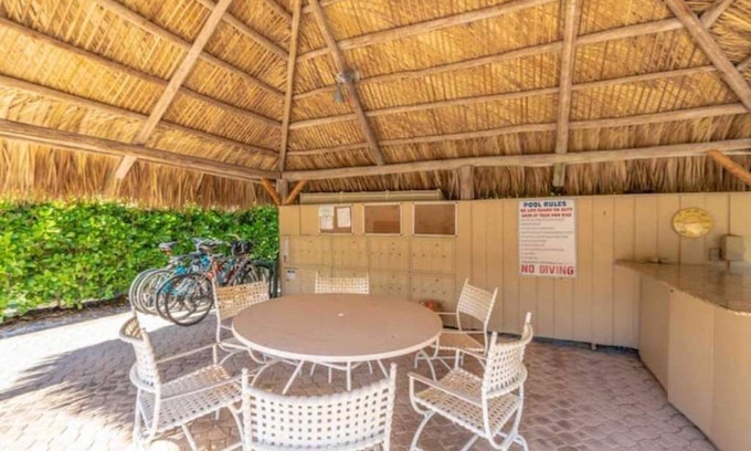 Moorings Apartment | First Floor Condo near Pool and hot tub. 1.2 miles to beach.
