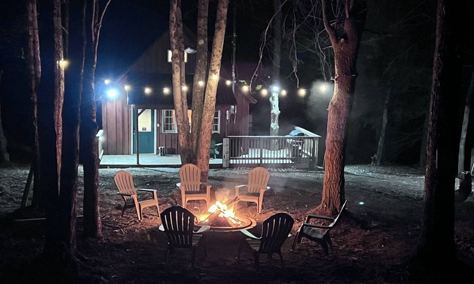 Town of Amboy Cabin | Fishing ATV and Snowmobiling. Welcome to Snowy Pines p