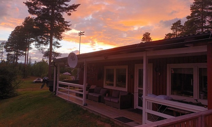 Rusksele RV Rental | Fishing camp rusksele on the Vindel River in Lapland