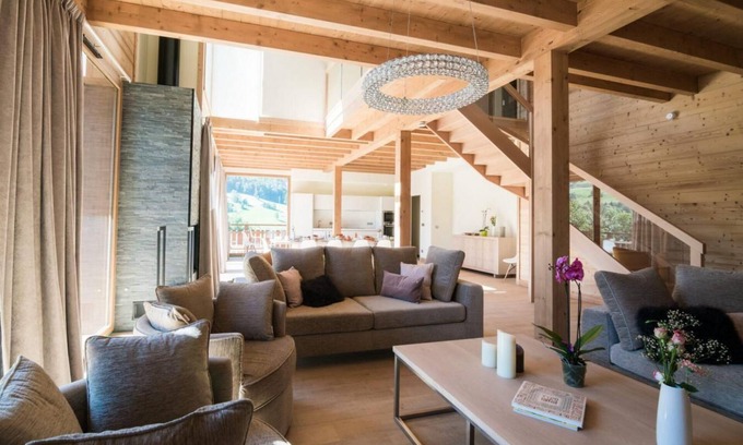 Praz-sur-Arly Apartment | Fitness, sauna, hammam, balcony, parking, tv, ski locker, 54m², Praz sur Arly