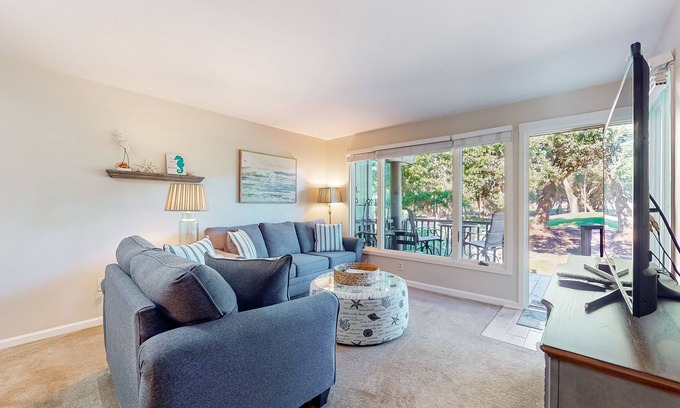 West Beach Village Condo | Five minute walk to beautiful beaches, golf course views, pet friendly