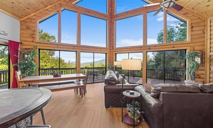Helen Cabin | Five Seasons - Luxury Cabin Featuring a Pool Table, Hot Tub and Fire Pit