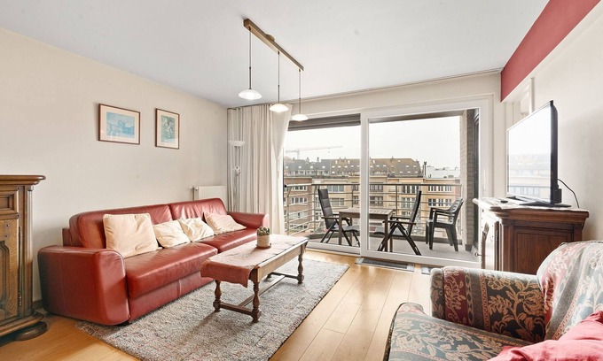 Blankenberge Apartment | Flat with Terrace & Play Area