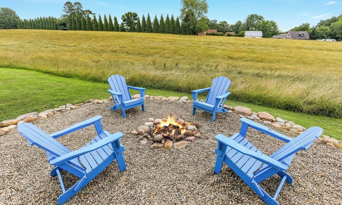 Candler House | Flowing meadow, Hot Tub, Peaceful setting, King bed, Inviting shower, parkway