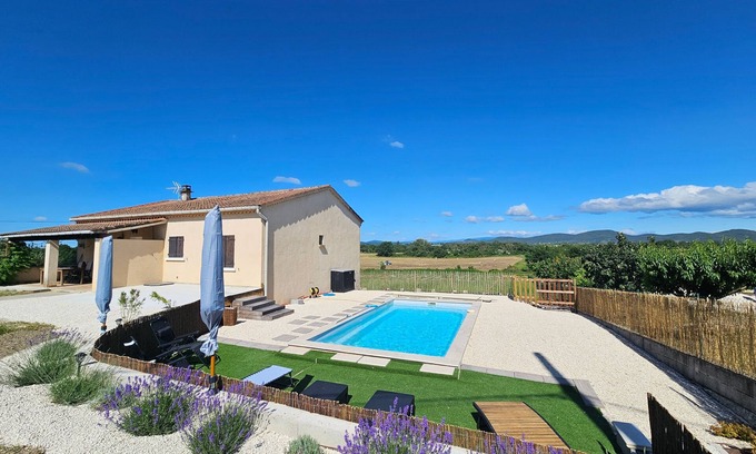 Saint-Jean-de-Maruejols-et-Avejan House | Villa de l'Agave - Avec piscine, 30min d'Alès