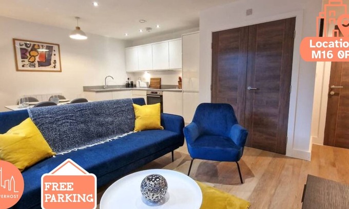 Old Trafford Apartment | Free Parking Manchester United by City SuperHost