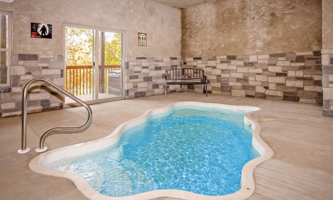 Pigeon Forge Cabin | Free Tickets | Spacious, Fireplace, Private Pool, 1.4 miles to The Island