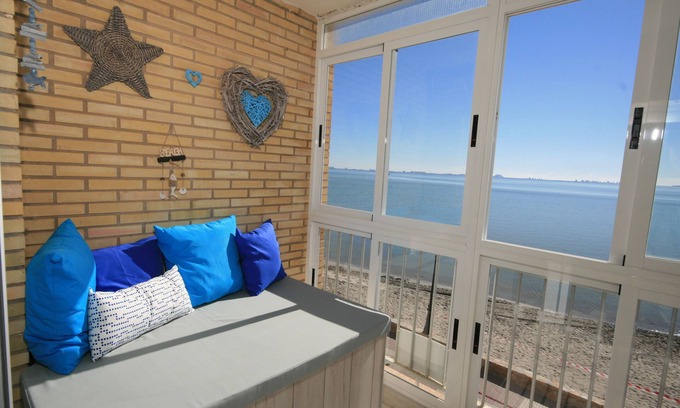 Los Alcazares Apartment | Front line beach apartment, with amazing views accross the Mar Menor