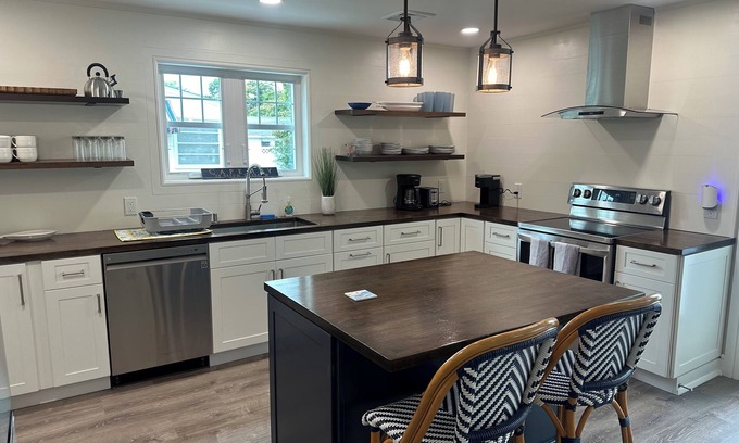 Village Green House | Fully renovated top to bottom, Coastal Chic