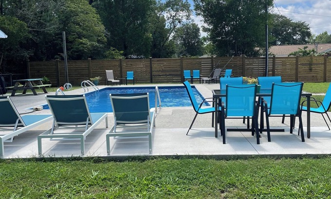 Green Meadow House | FUN IN THE SUN with a saltwater pool