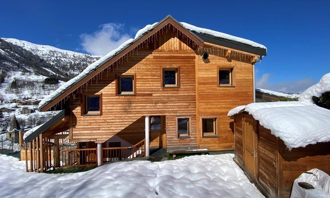 Valmeinier Apartment | Gîte 3- 10P- 4 bedrooms- Panoramic Balcony