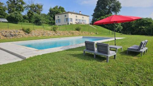 Sauviac House | Gîte avec piscine près de Bazas et Langon