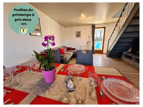 Segry House | Gîte familial avec piscine partagée, terrasse et WiFi - FR-1-591-635