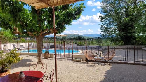 Mazan Apartment | Gîte La Genestière au milieu des vignes, piscine partagée