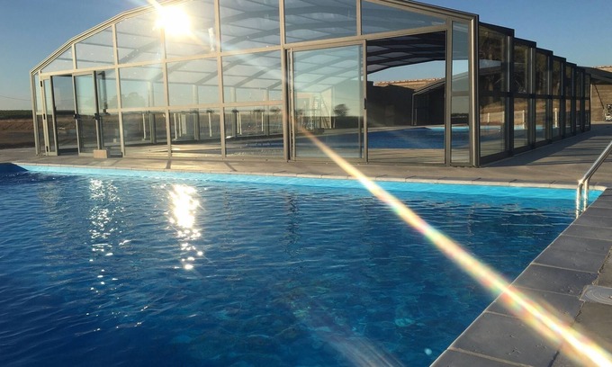 Pomerols Ski Chalet | G084 - Grand luxury chalet 3 bedrooms 2 showers in secure domain with heated swimming pool