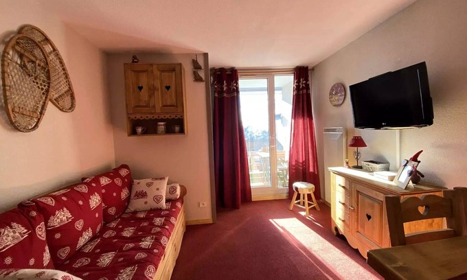 Mont-de-Lans Apartment | Galibier III Residence - Nice T2 at the foot of the slopes