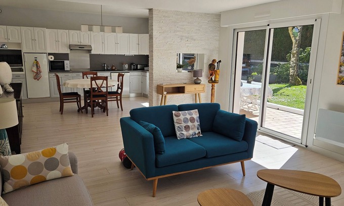 Pornichet Apartment | Garden apartment 75m3 500m from St Marguerite beach