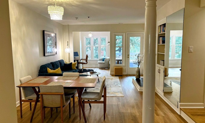 Downtown Condo | Garden-View Oasis in Downtown Raleigh