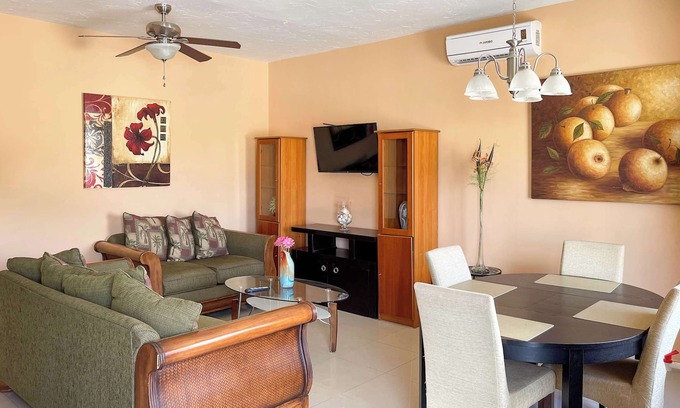 Bella Vista Apartment | Gated 2BR Apartment near Sandy Beach 15B