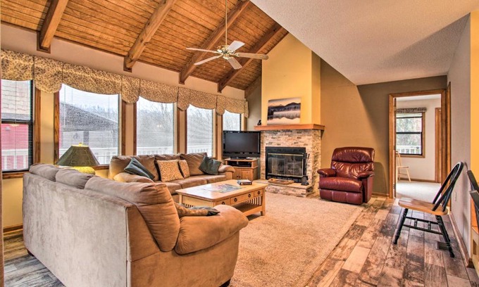 La Follette House | Gated Resort Home Norris Lake Access, Shared Dock