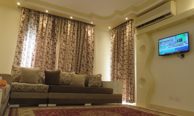 New Cairo Apartment | Gazzar inn: Rehab9 Modern apartment with garden view