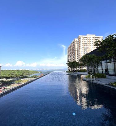 George Town Apartment | Georgetown Skypool Urban 3BR Family & Baby-Friendly 9pax Seaview Penang