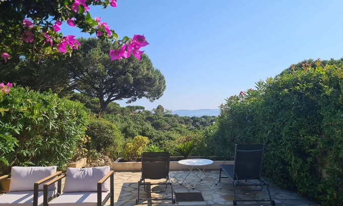 La Croix-Valmer House | Gigaro - Mas with air co and sea view