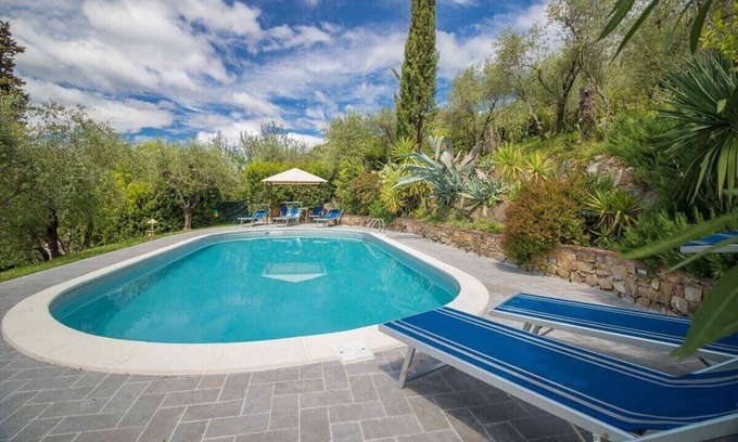 Lucca Villa | Giglio, private pool villa . A/C & WiFi. Lucca