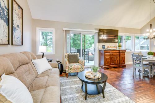 Gilford House | Gilford Townhome with Lakefront Beach and Pool Access!
