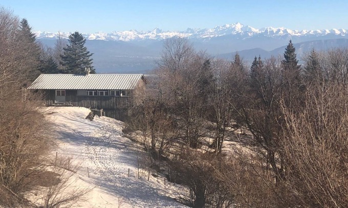 Crozet Ski Chalet | Gite de Montagne Avec vue Impressionante sur le Bassin Lemanique Face Mont Blanc