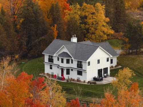 Williamsburg House | Giuliana Rose Farmhouse - On Traverse City vineyard