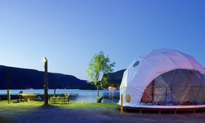Coulee City Apartment | Glamping Dome at Blue Lake in Coulee City (site 41)