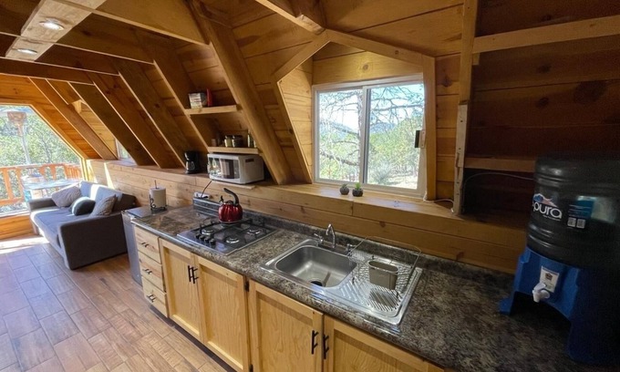 Arteaga Cabin | Glamping MORET Alpine Cabin M2 from 2 to 6 people - pet friendly