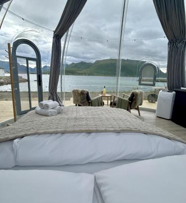 Andoy Other | Glass domes at Arctic Ocean Lodge