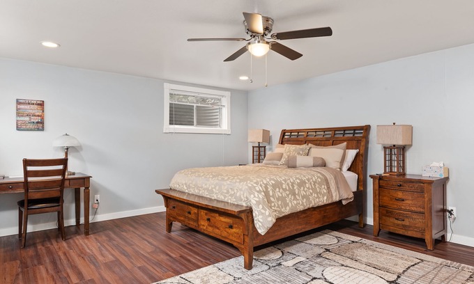 Central Colorado Springs House | Globetrotters Den-Basement Apt