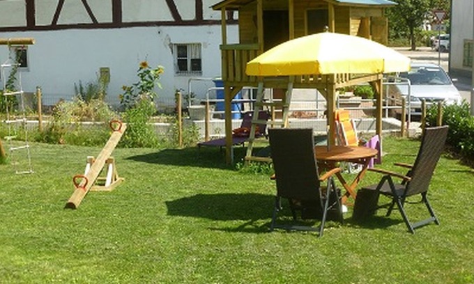 Salem Apartment | Golden Delicious, 56qm, Garten, 2 Schlafzimmer, max. 4 Personen