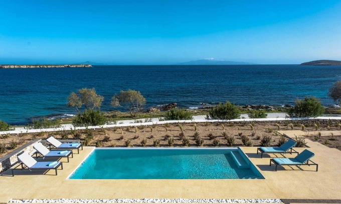 Chrissi Akti Villa | Golden View Villa in Golden Beach With Private Swimming Pool