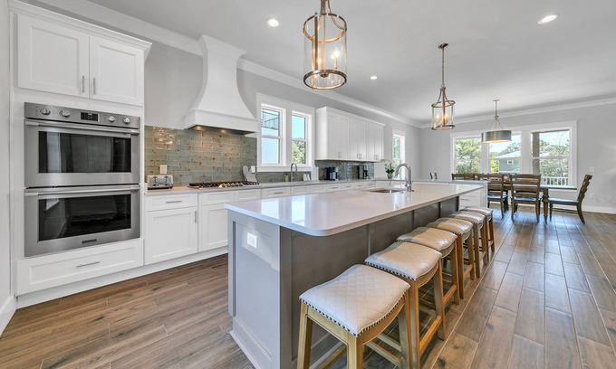 Gulf Pines House | Golf Cart Included! Large Private Pool! Secluded Beach Access!