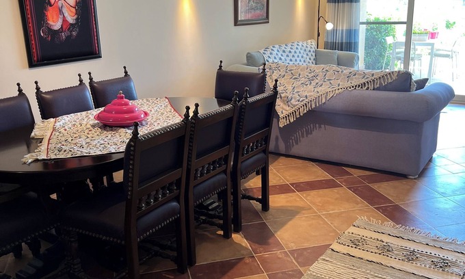 Ain Sokhna Ski Chalet | Golfer’s Retreat Garden Lake view chalet at Einbay