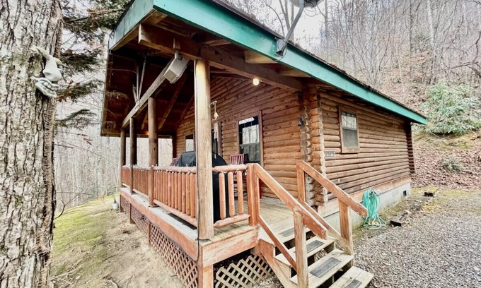 Bryson City Cabin | Good life cabin 2 · Bryson City cabin with hot tub and fire pit
