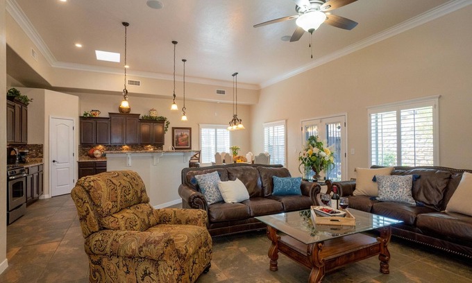 Biggs Field House | Gorgeous 4 bedroom home with luxury amenities