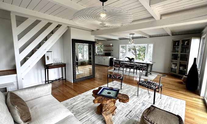 East Chop House | Gorgeous A-Frame Cabin On the Chop with Amazing Views/Walk to Town and Ferry