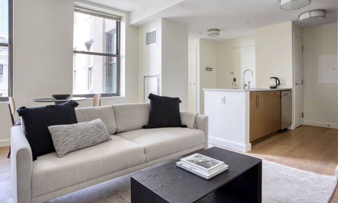 Bay Village Apartment | Gorgeous Back Bay 1BR w/W/D & Gym, by Blueground