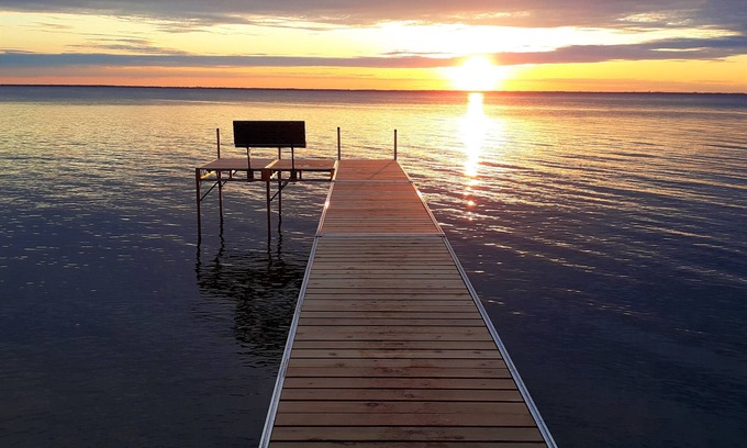 Village of Harrison House | Gorgeous Lake Winnebago Sunsets