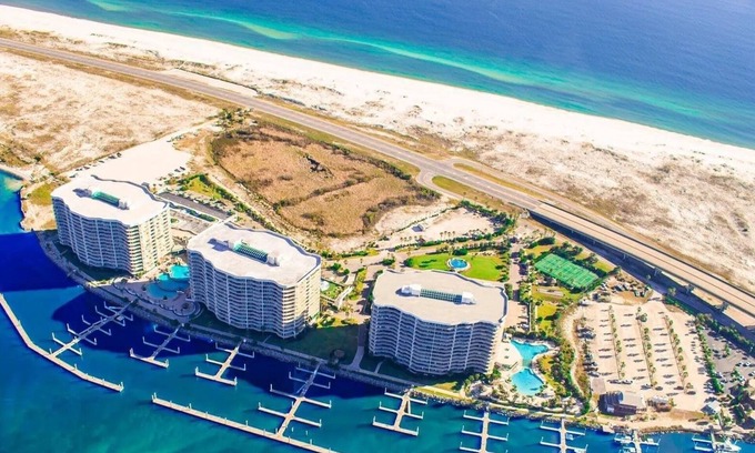 Orange Beach East Condo | Gorgeous Lush 2 Bedroom Condo with Amazing Views and Endless Amenities