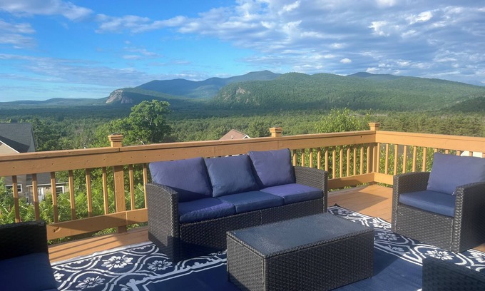 Intervale House | Gorgeous views await you at the 6 Bed Room 3200 sq ft Hites Peak!
