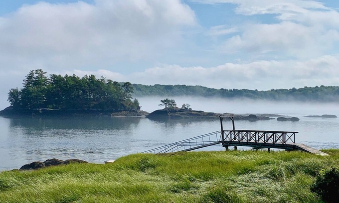 Phippsburg House | Gorgeous Waterfront, Popham Beach, Event Barn, Dock, Mooring, Historical Estate