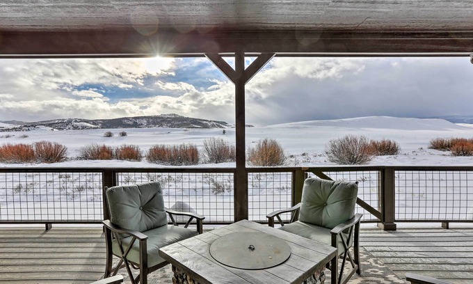 Grand Elk Ranch House | Granby Golf Retreat w/Ski Trails, Mountain View!