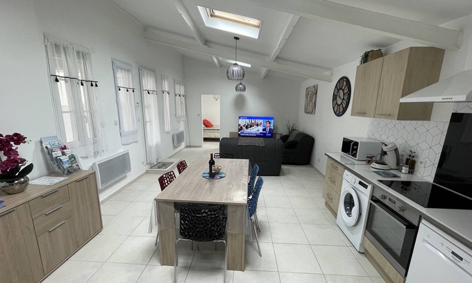 Tonnay-Charente Apartment | Grand Appartement Plain-pied 62 m² Classé 3 Étoiles 4-6 Personnes