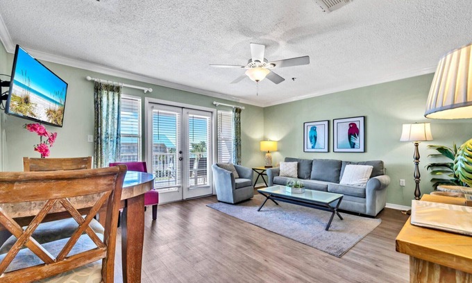 Crystal Beach Condo | Grand Caribbean East 307 gulf view, close to beach